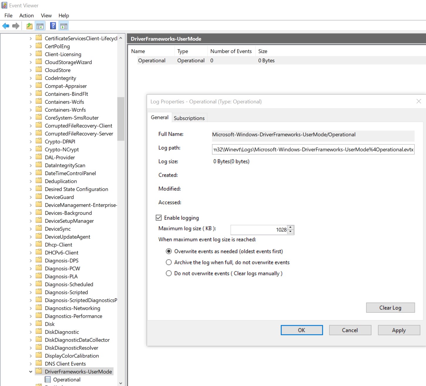 USB Logging