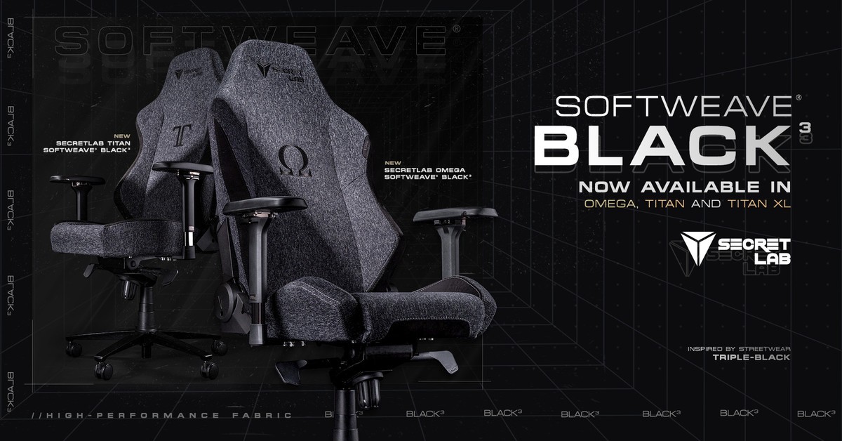 Secret Lab Softweave Black